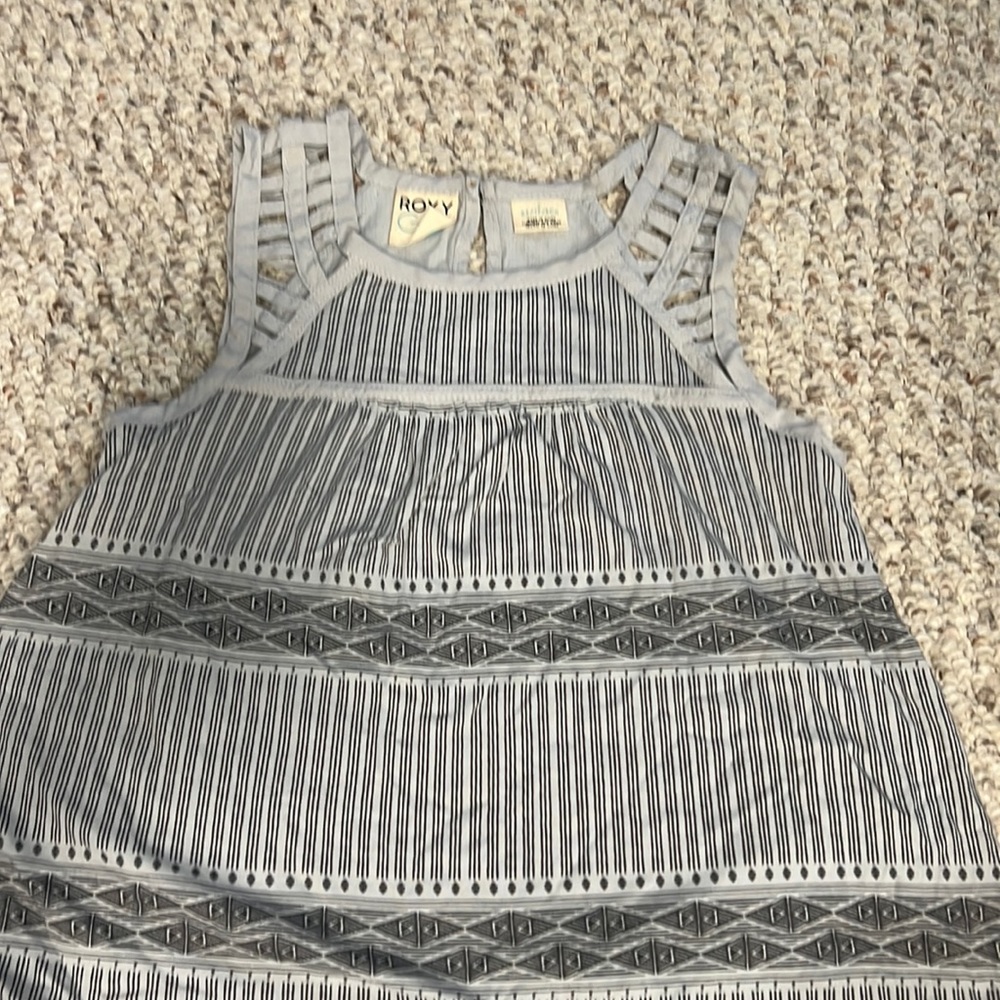 Girls Roxy Gray Top - Picture 3 of 3